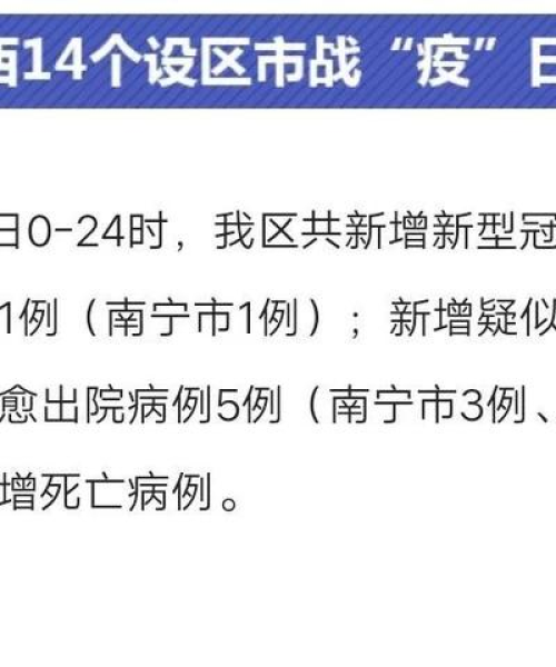 钦州今日病例最新消息数据报告