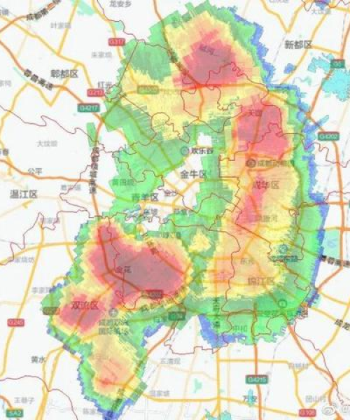 郫都今日暴雨最新消息视频报道